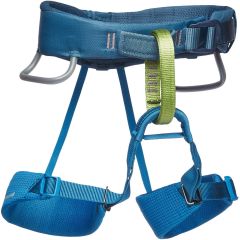 Black Diamond Youth Momentum Seat Style Harness - (22" - 27" Waist) (Kingfisher)