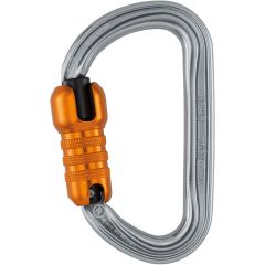 Petzl Bm'D Triact-Lock Aluminum Carabiner - 3-Stage Locking - Gray (ANSI & NFPA)