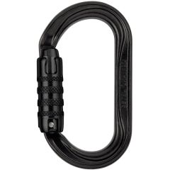 Petzl® Oxan Steel Carabiner - 3-Stage Locking - Black (ANSI & NFPA)