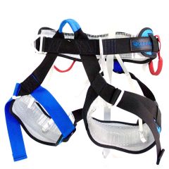 Robertson CRC400 Series Seat Harness with V-Rings - Medium (18" - 47" Waist) (Blue Belay Loop)