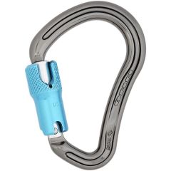 DMM ANSI 30kN Boa HMS Aluminum Carabiner (2-Stage Locking) - Titanium/Turqouise