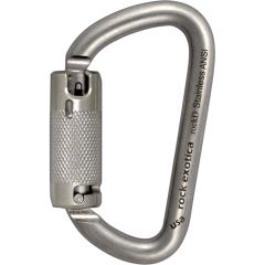 Rock Exotica rockD Stainless Steel Carabiner - 3-Stage Locking - Bright (ANSI)